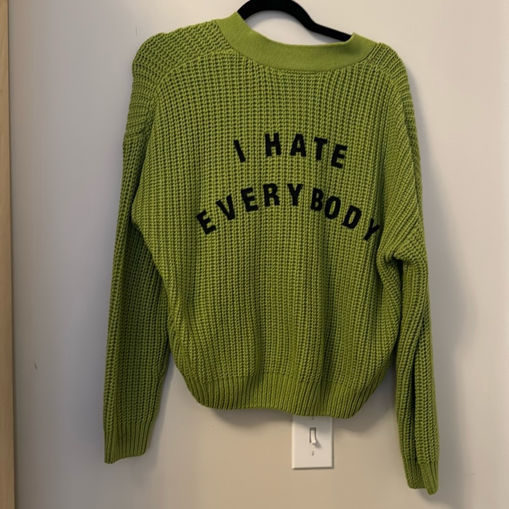 Lazy oaf x Daria I hate everybody cardigan